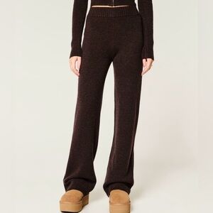 BRAND NEW WITH TAGS! Hollister Gilly Hicks- SWEATER-KNIT STRAIGHT PANTS